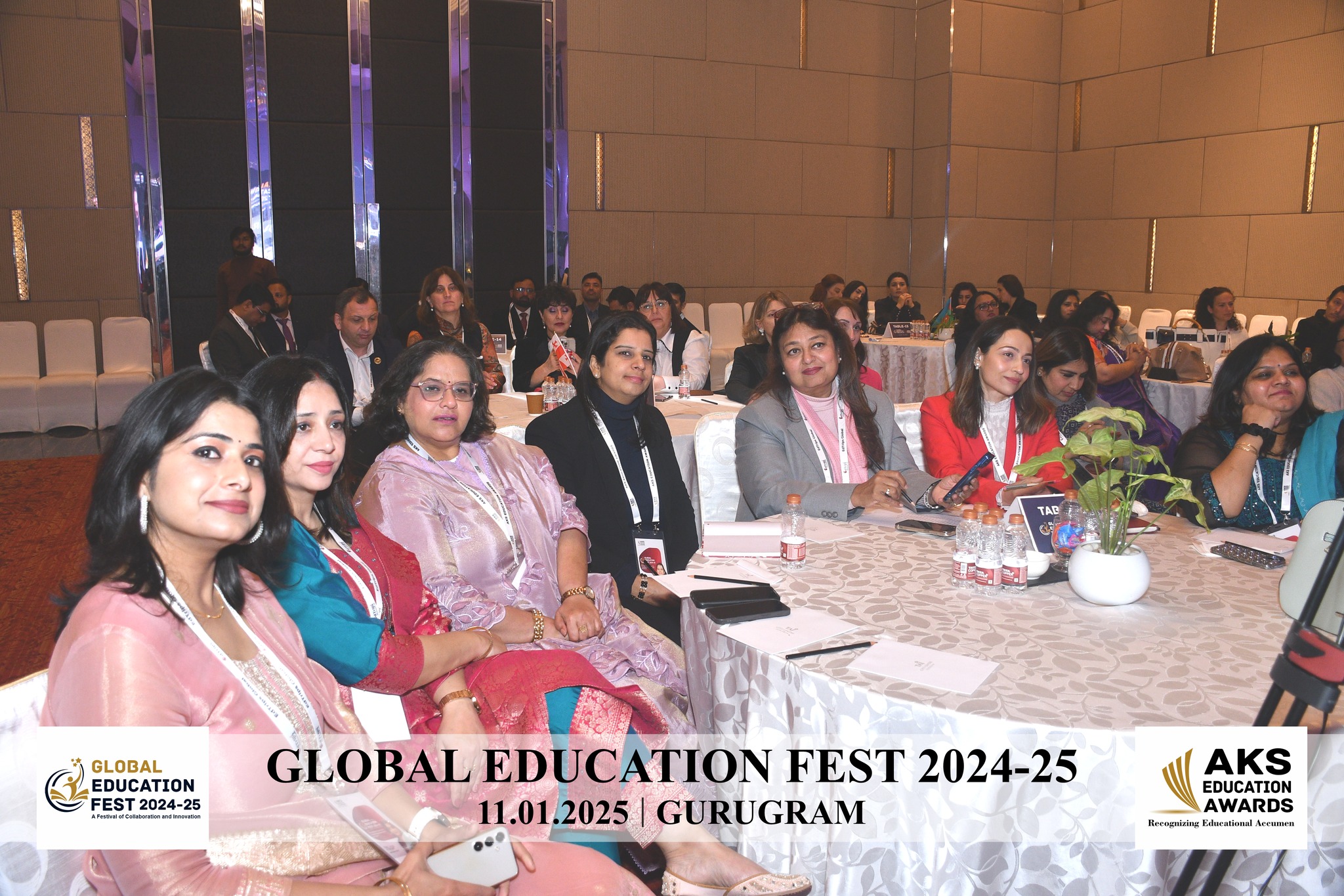 Conference event with attendees
